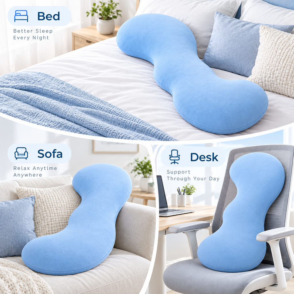 Lazivo CloudHug™ Junior Body Pillow