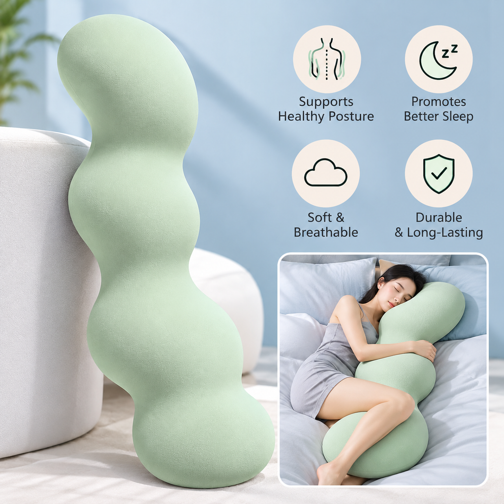 Lazivo CloudHug™ Side Sleeper Body Pillow